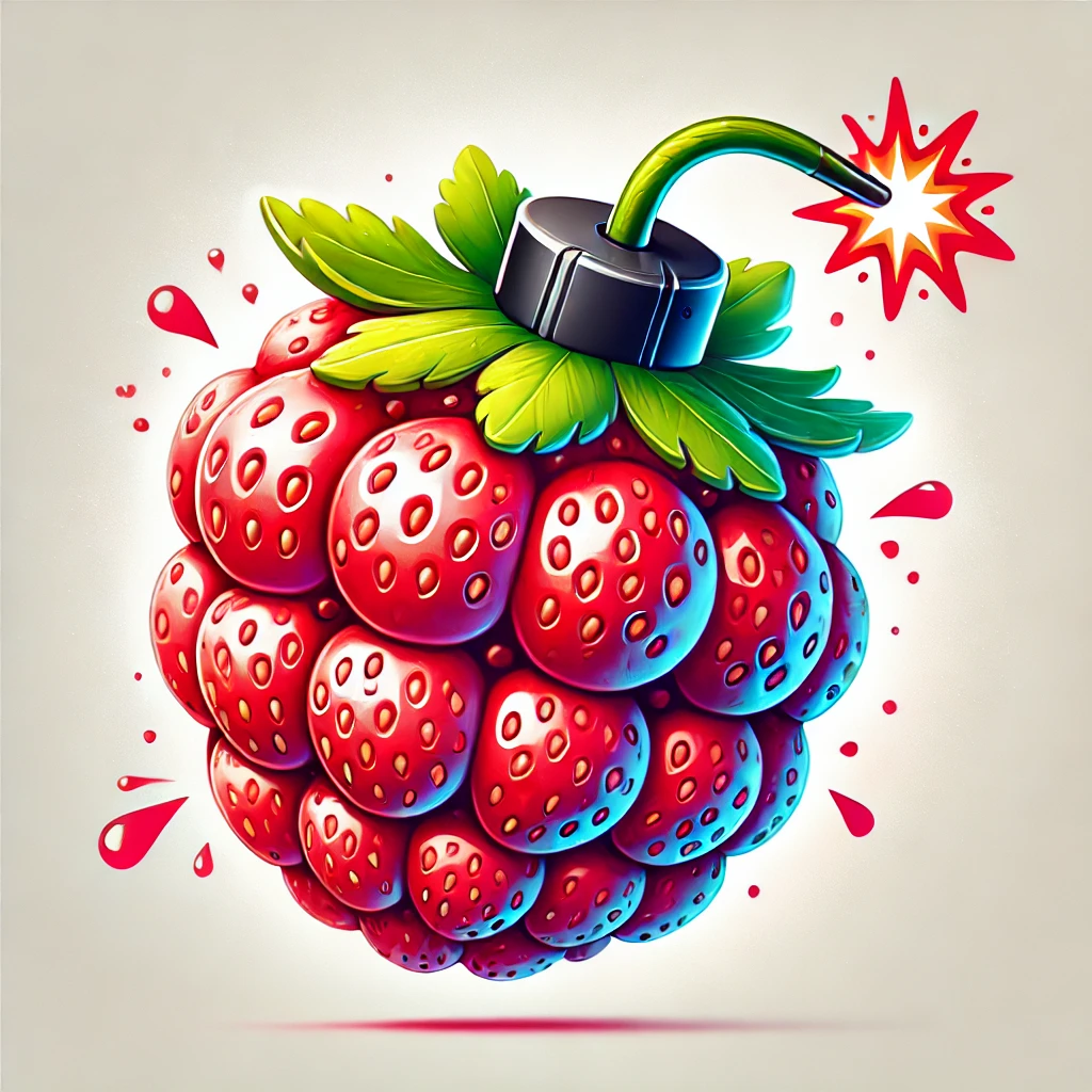 DALL·E-2024-08-28-23.50.13-A-playful-and-whimsical-illustration-of-a-bomb-made-entirely-out-of-strawberries.-The-bombs-body-is-